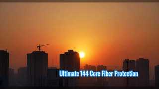 144 Core Fiber Optic Splice Closure IP68 Protection
